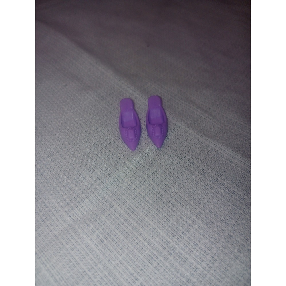 Barbie Shoe Replacement Purple/ Lavender‎ Close Toe Slip On Heels